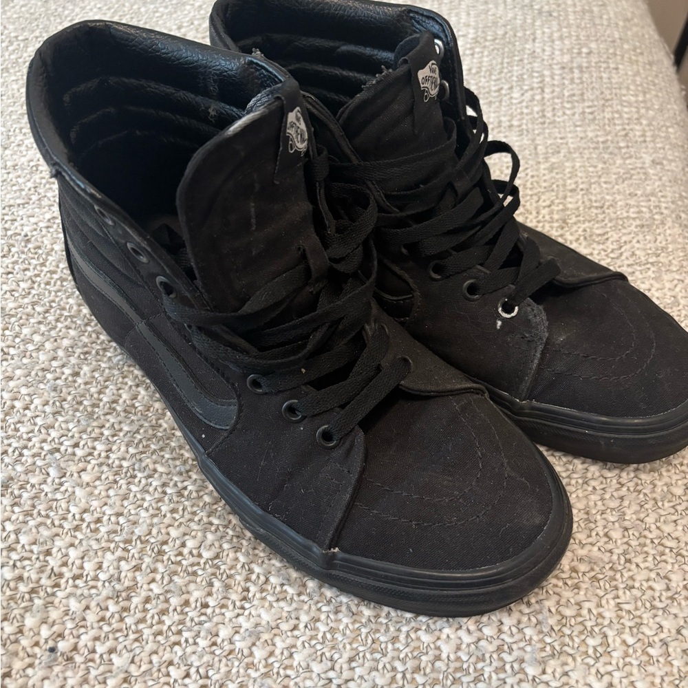 Vans Black High-Top 9.5 Men’s Wide